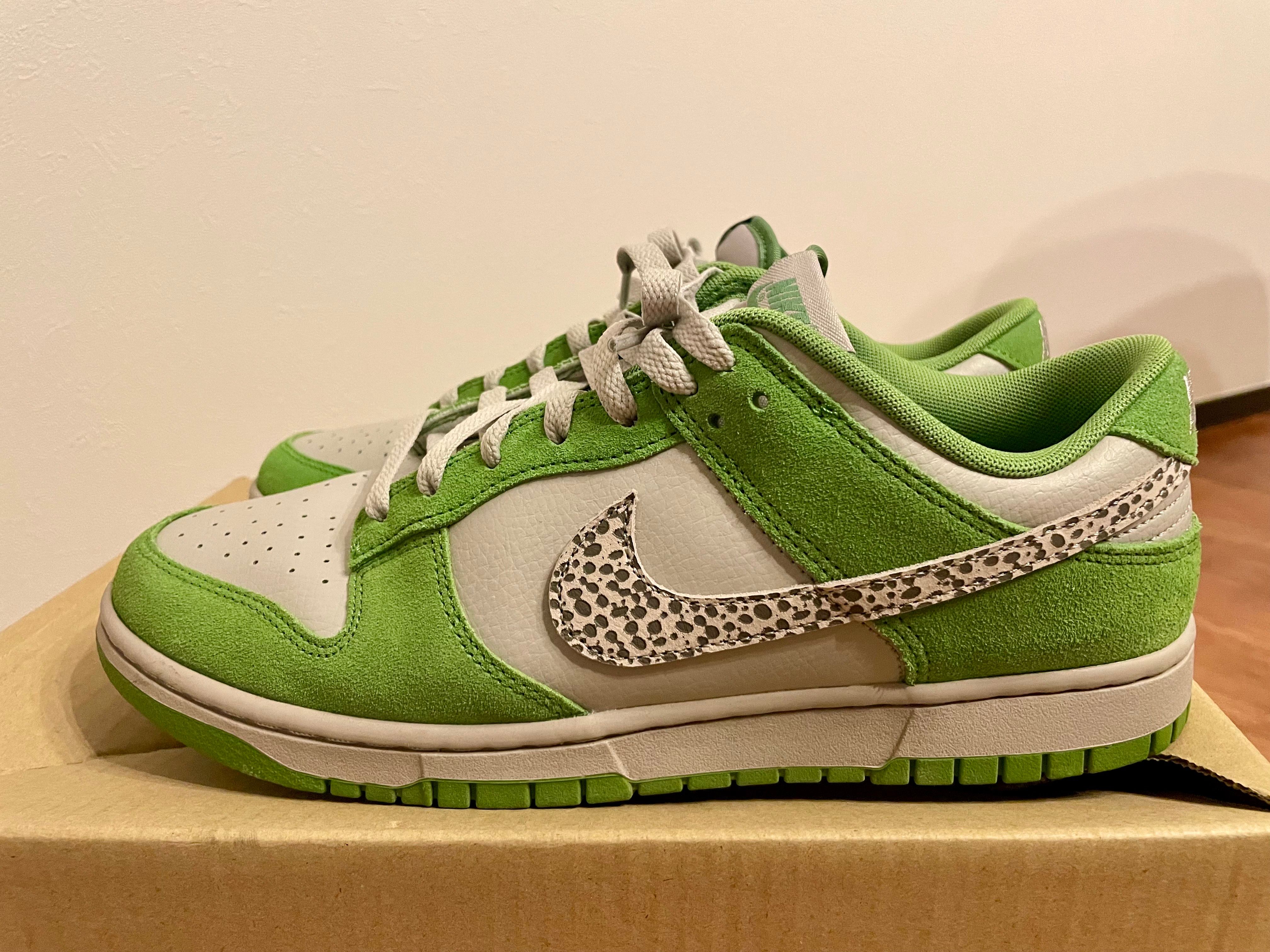 Nike Dunk Low Safari Swoosh "Chlorophyll"