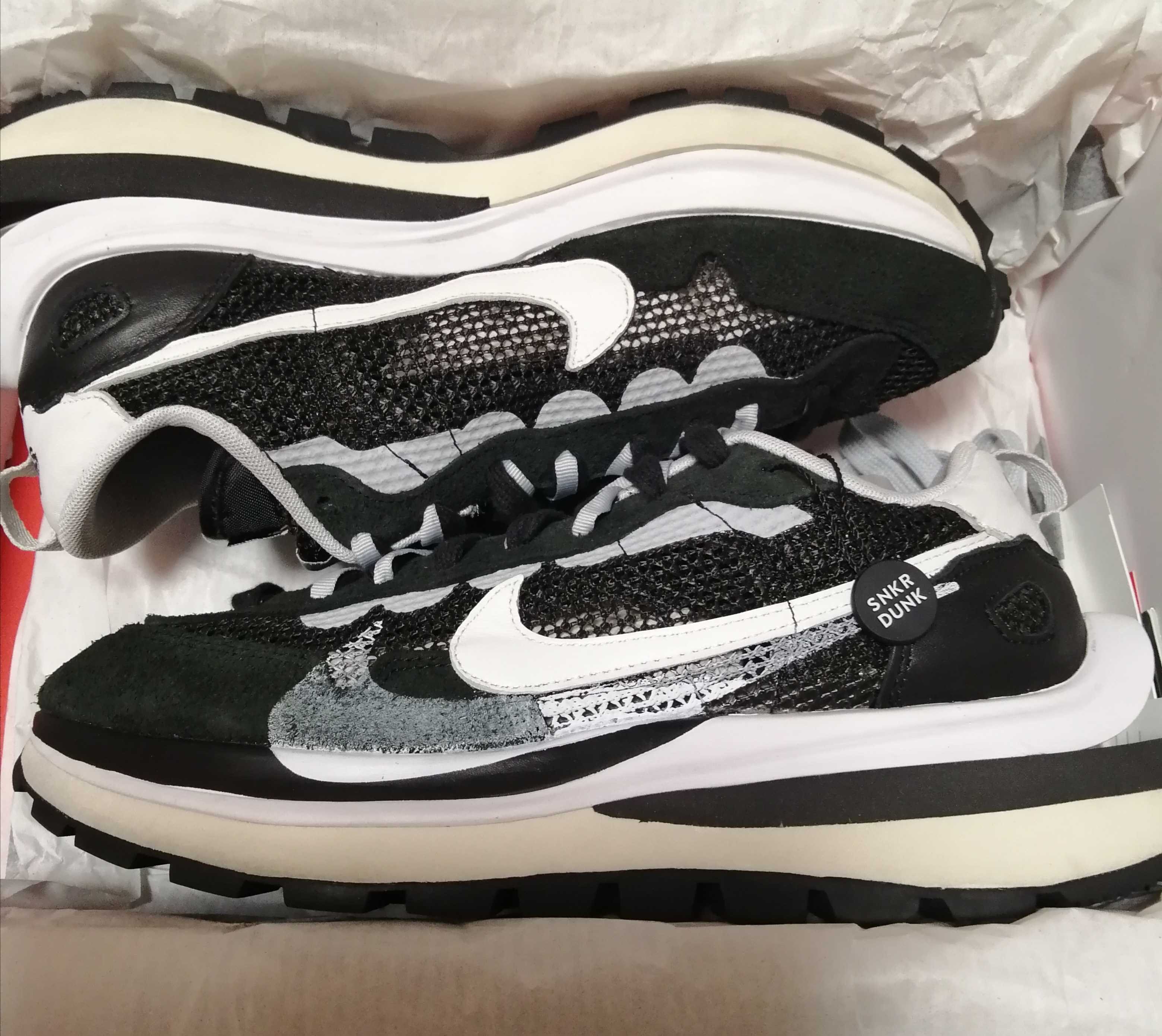 sacai × Nike Vapor Waffle "Black and White"