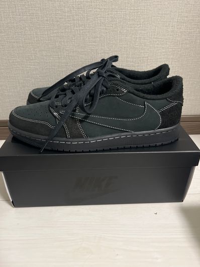 Travis Scott × Nike Air Jordan 1 Low OG SP "Black Phantom"