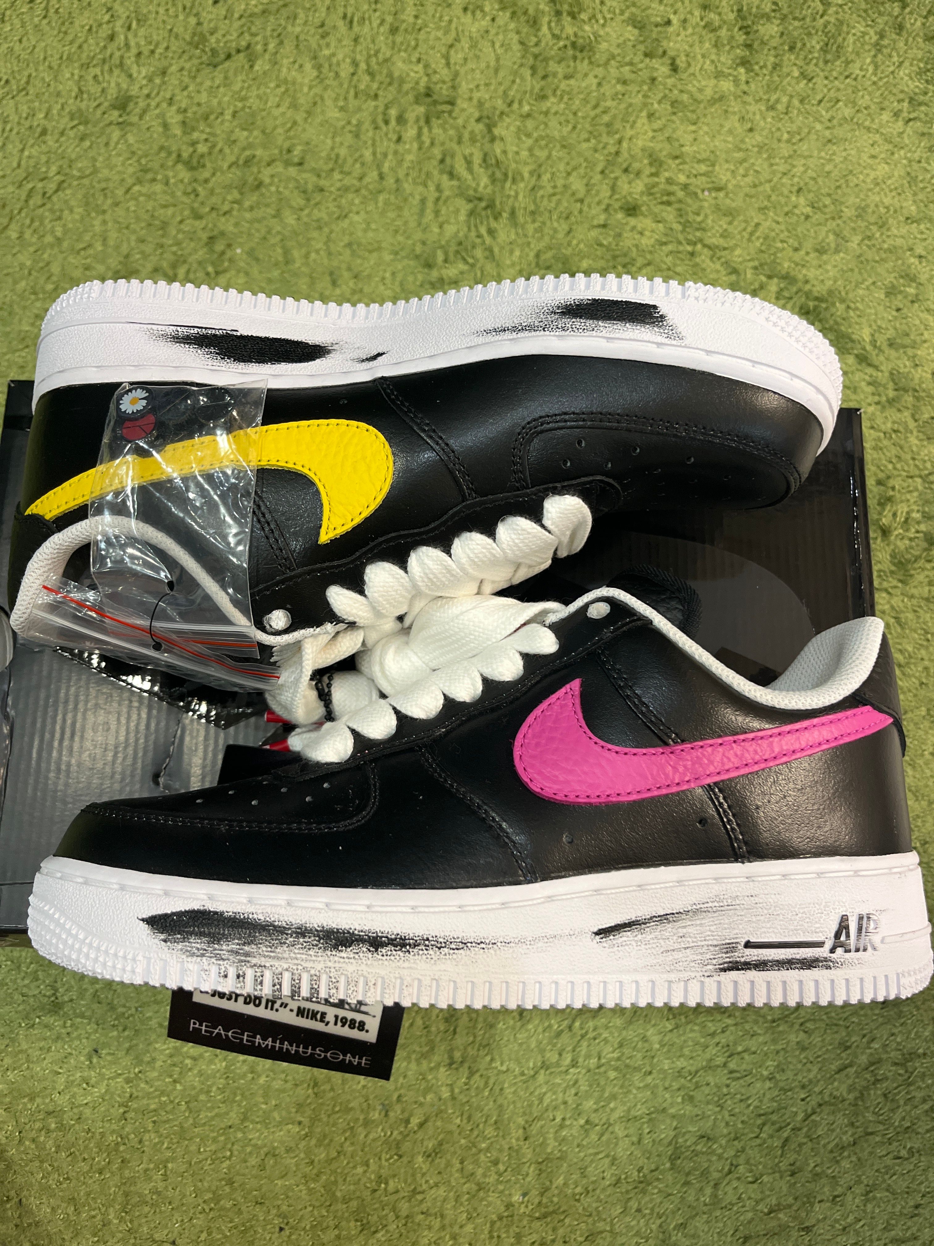 PEACEMINUSONE × Nike Air Force 1 Low '07 Para-Noise 3.0 "Black and Multi-Color" / G-DRAGON