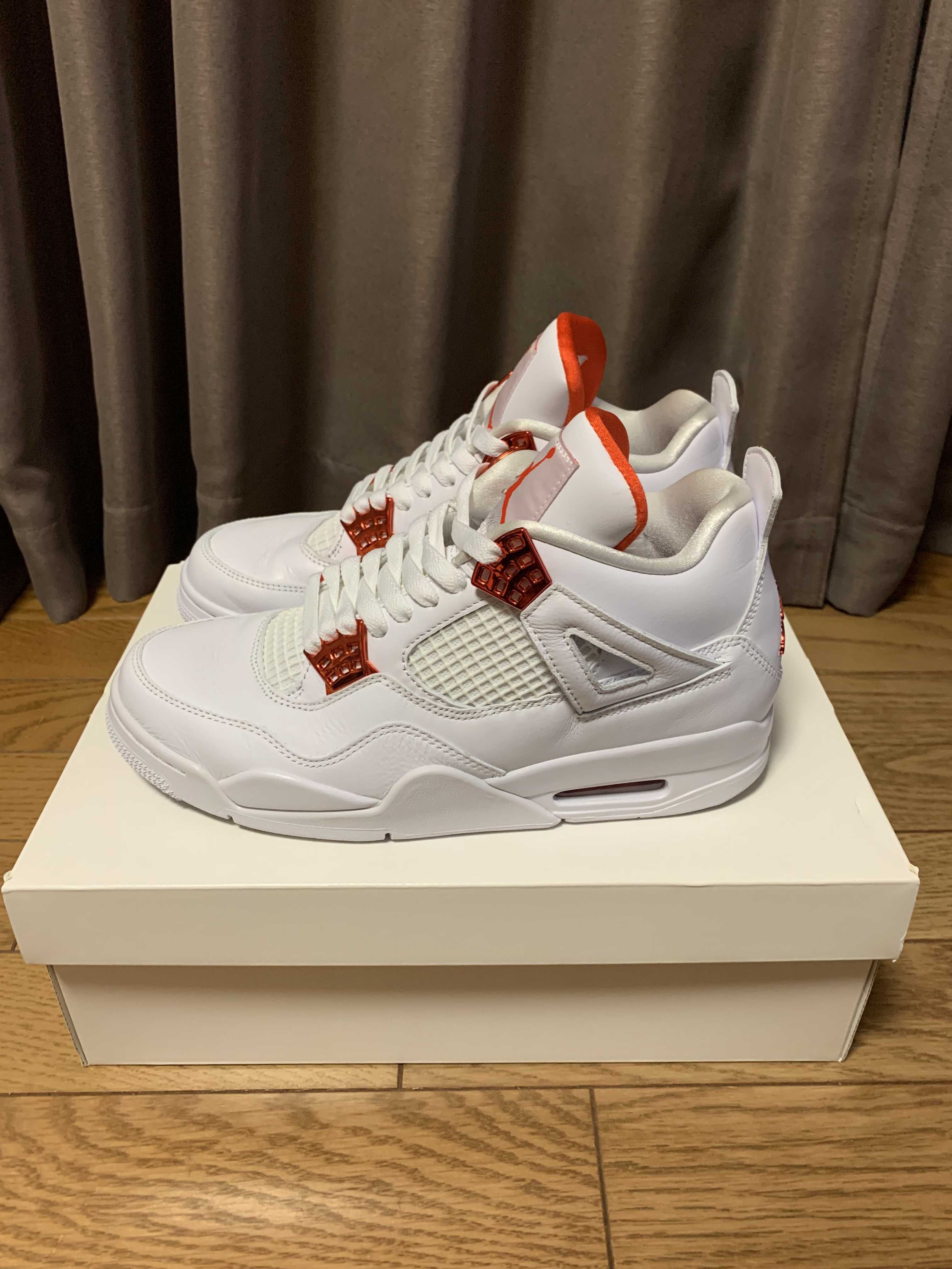 Nike Air Jordan 4 Retro "White/Team Orange"