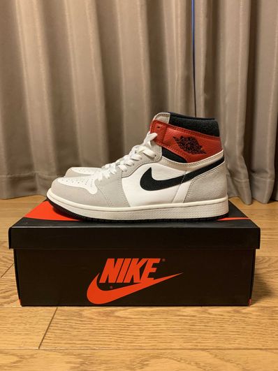 Nike Air Jordan 1 High OG "White/Black/Light Smoke Grey"