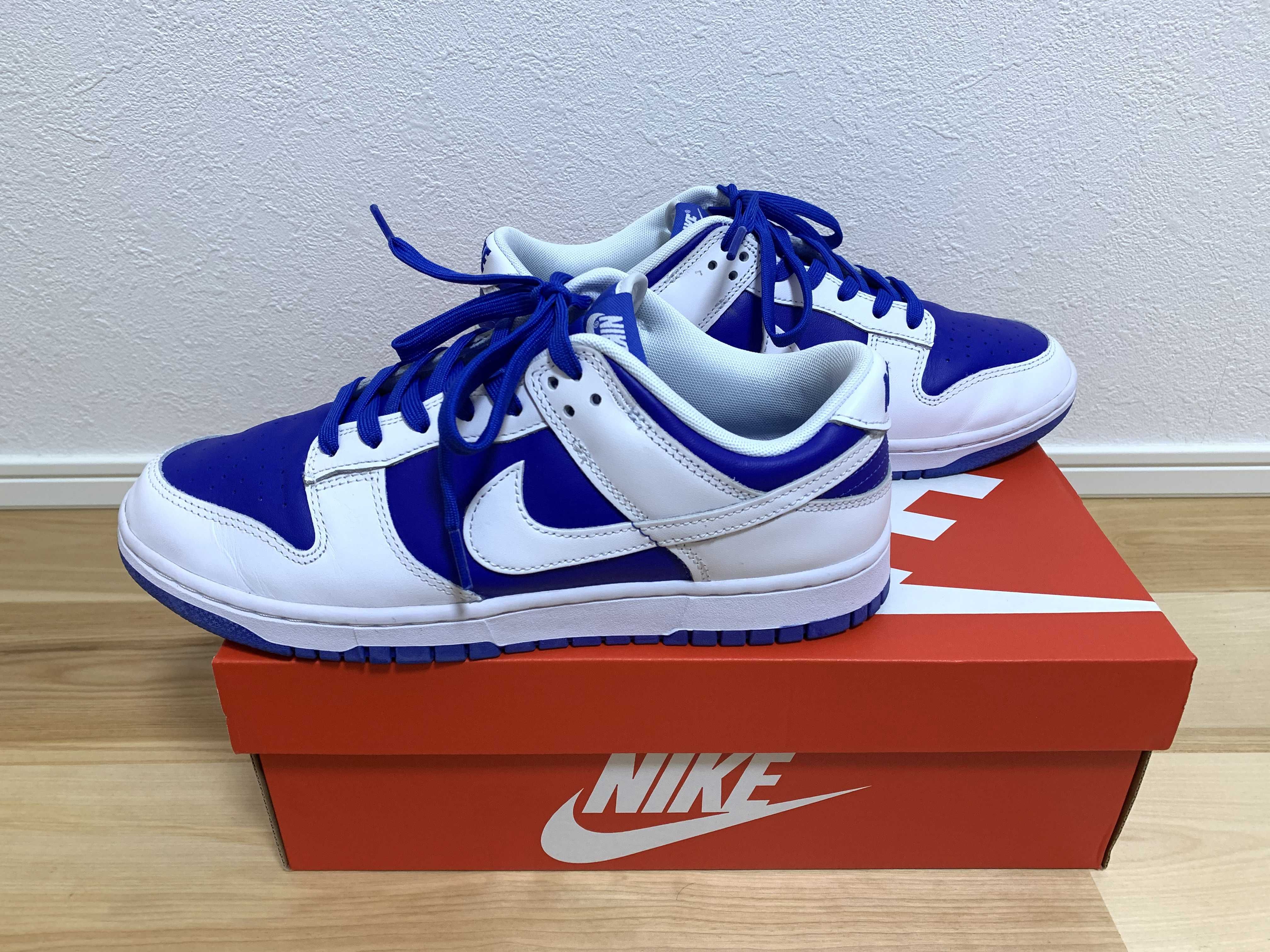Nike Dunk Low Retro "Racer Blue and White"