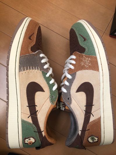 Zion Williamson × Nike Air Jordan 1 Low OG "Flax and Oil Green"