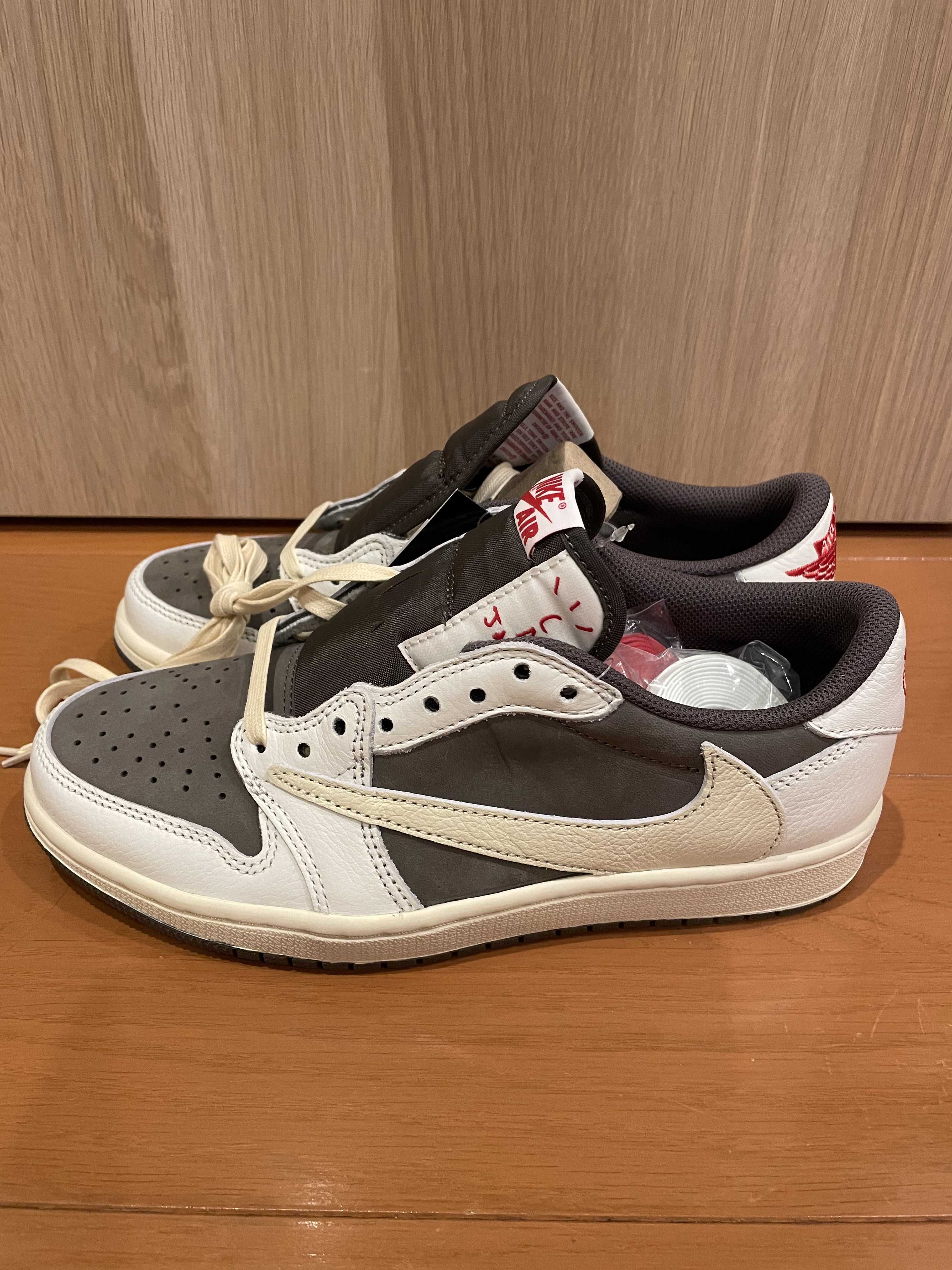 Travis Scott × Nike Air Jordan 1 Low OG SP "Reverse Mocha/Sail and Ridgerock"
