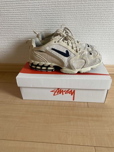 Stussy × Nike Air Zoom Spiridon CG 2 "Fossil/Black"