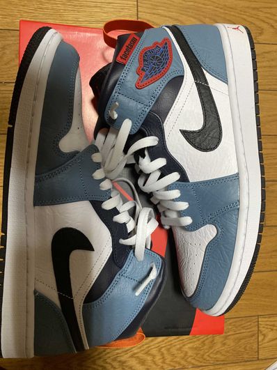FACETASM × Nike Air Jordan 1 Mid "White/Navy"