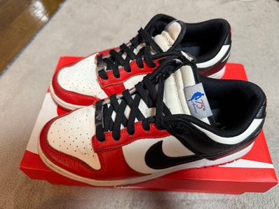 NBA × Nike Dunk Low EMB 75th Anniversary "Chicago Bulls"