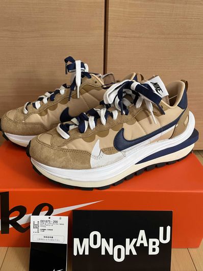 Sacai × Nike Vapor Waffle "Sesame And Blue Void"