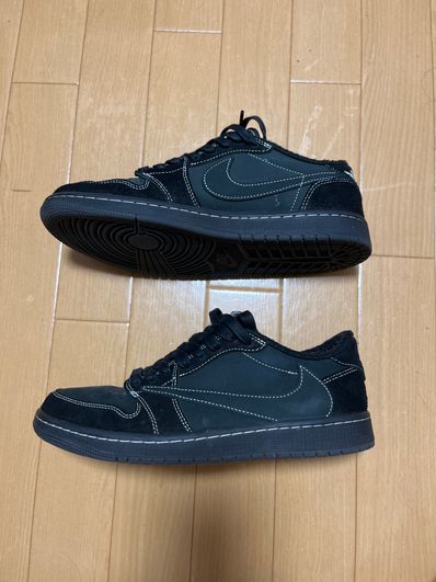 Travis Scott × Nike Air Jordan 1 Low OG SP "Black Phantom"