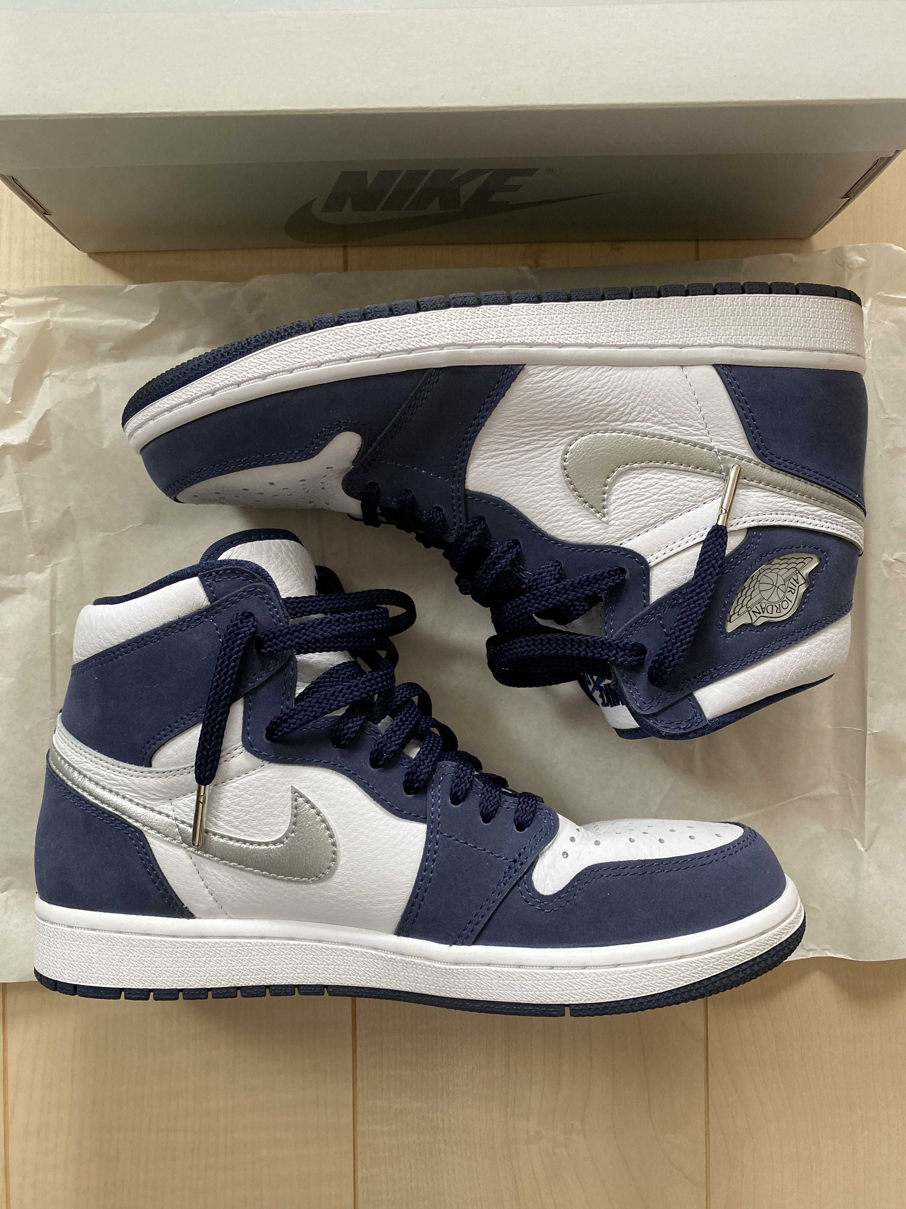 Nike Air Jordan 1 High OG CO.JP "White/Midnight Navy" (2020)(ブリーフケースなし)
