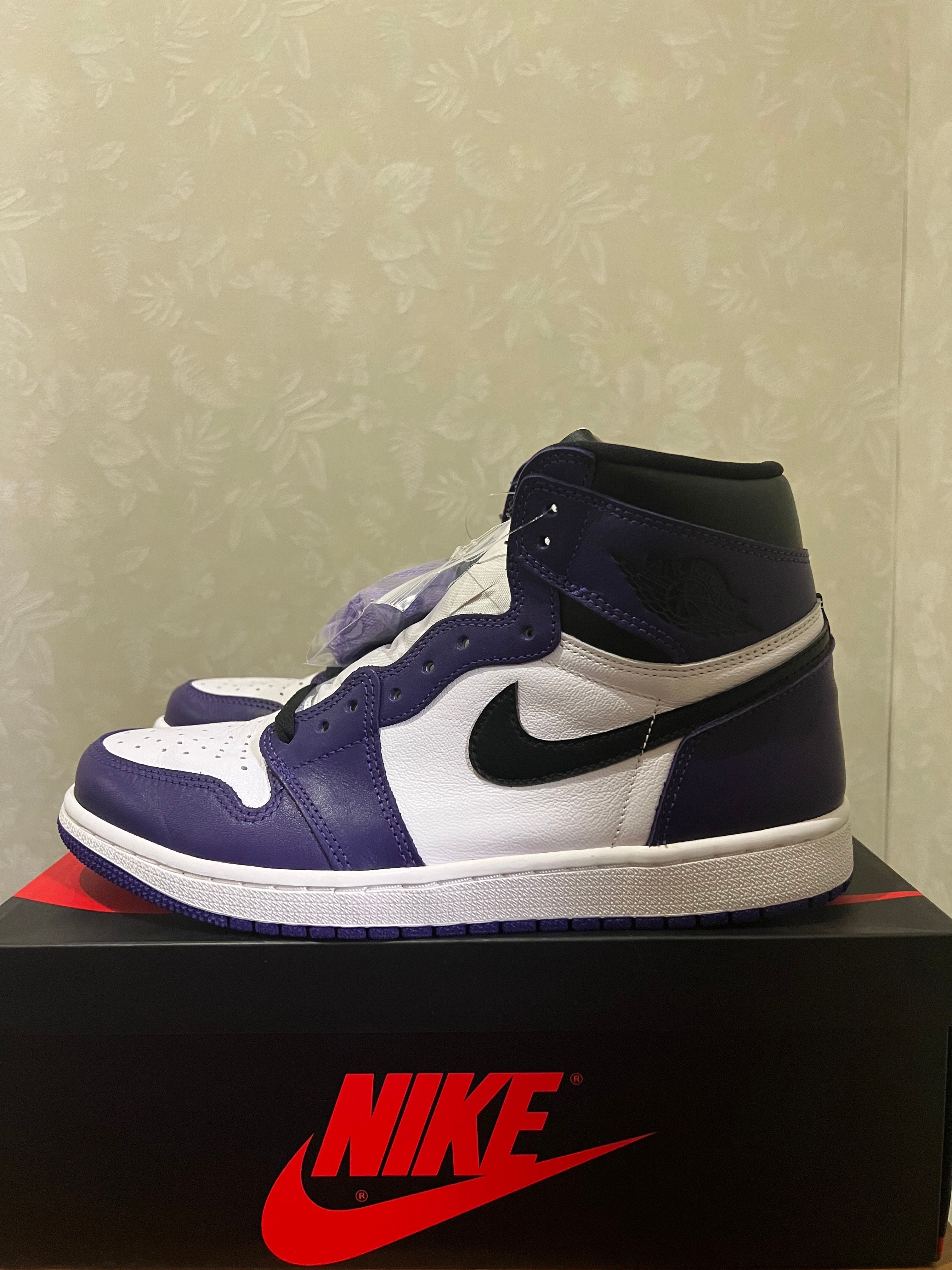 Nike Air Jordan 1 Retro High OG "Court Purple White/Black" (2020)   