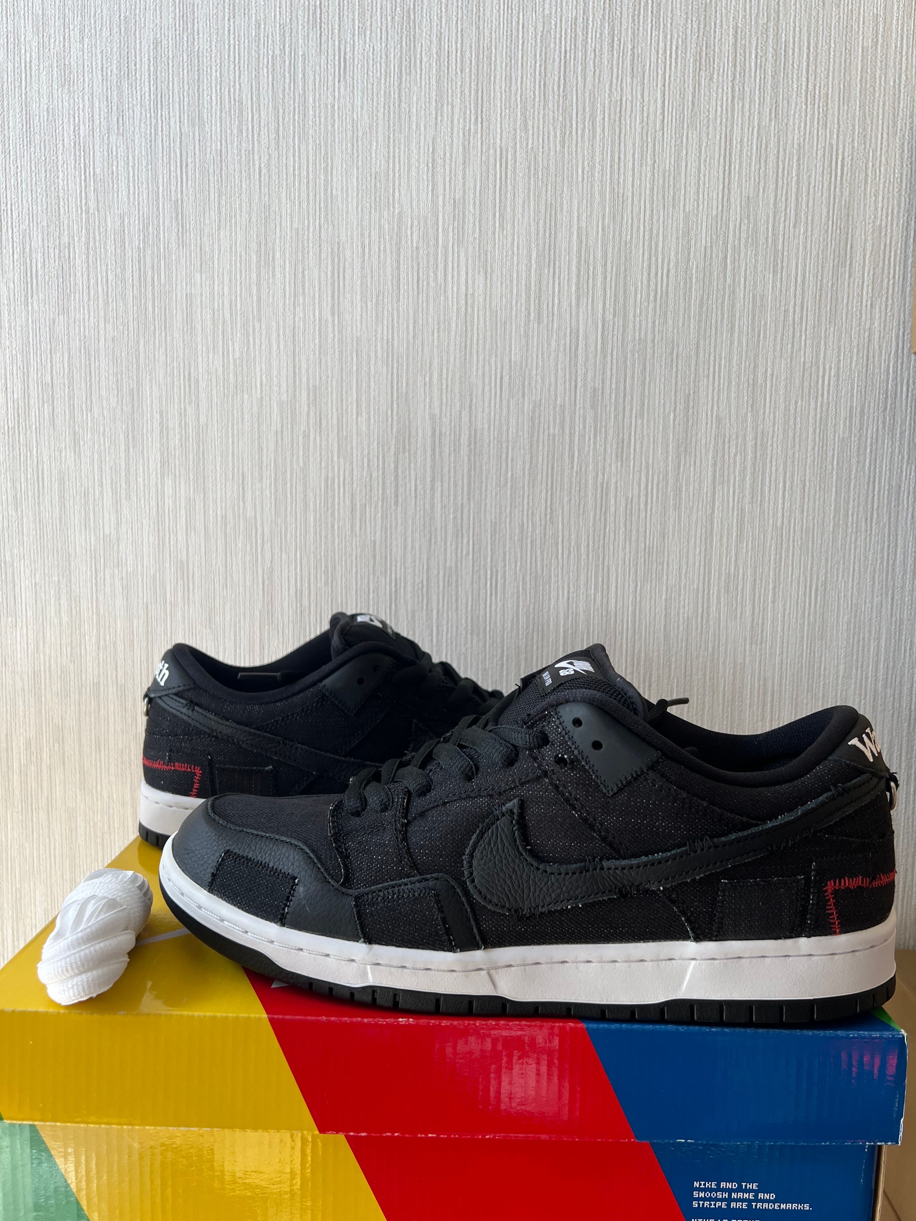 Wasted Youth × Nike SB Dunk Low "Black Denim" / VERDY