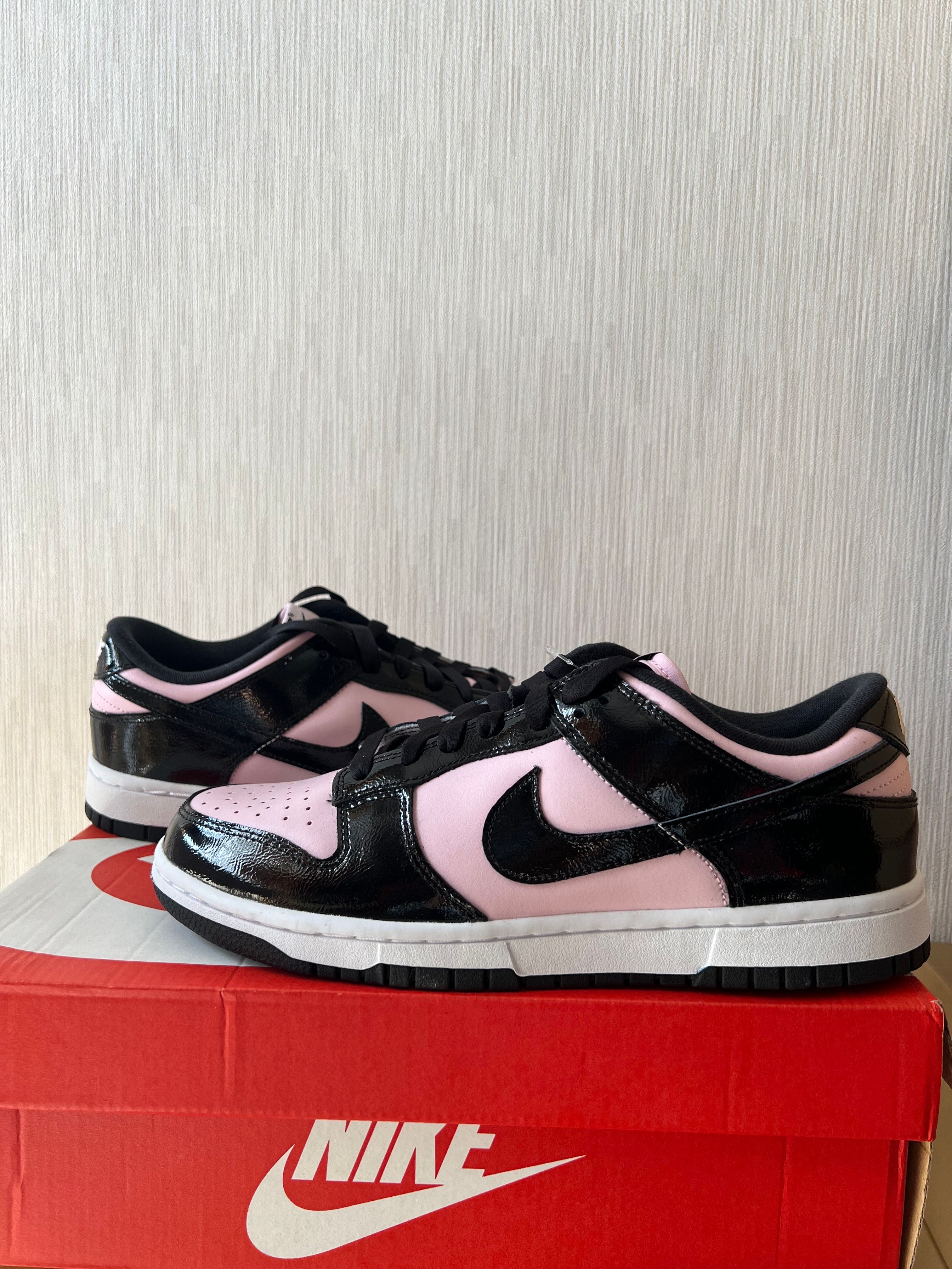 Nike Women's Dunk Low Essential "Black Patent Leather"