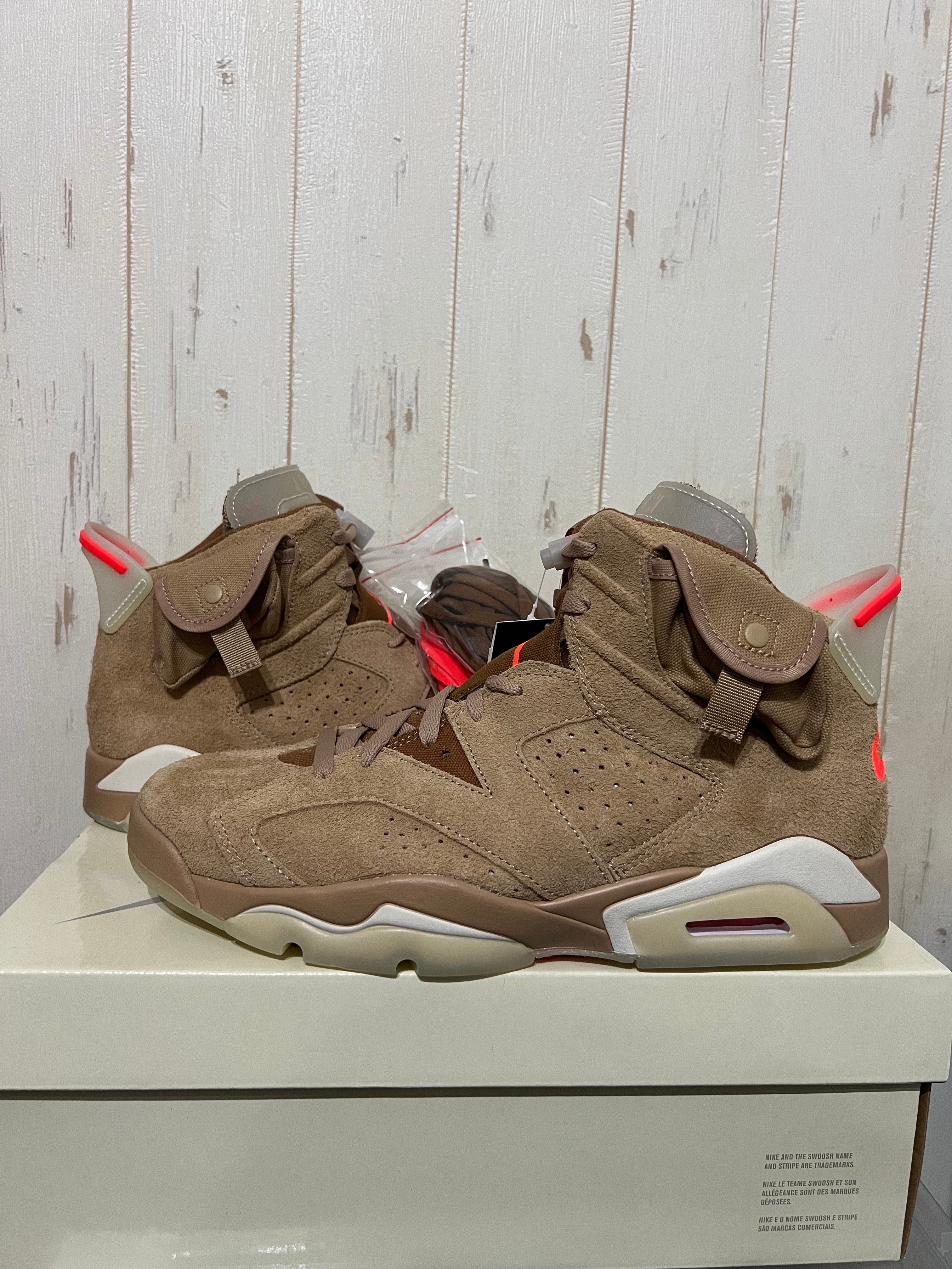Travis Scott × Nike Air Jordan 6 "British Khaki"