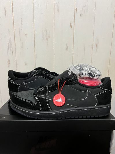 Travis Scott × Nike Air Jordan 1 Low OG SP "Black Phantom"
