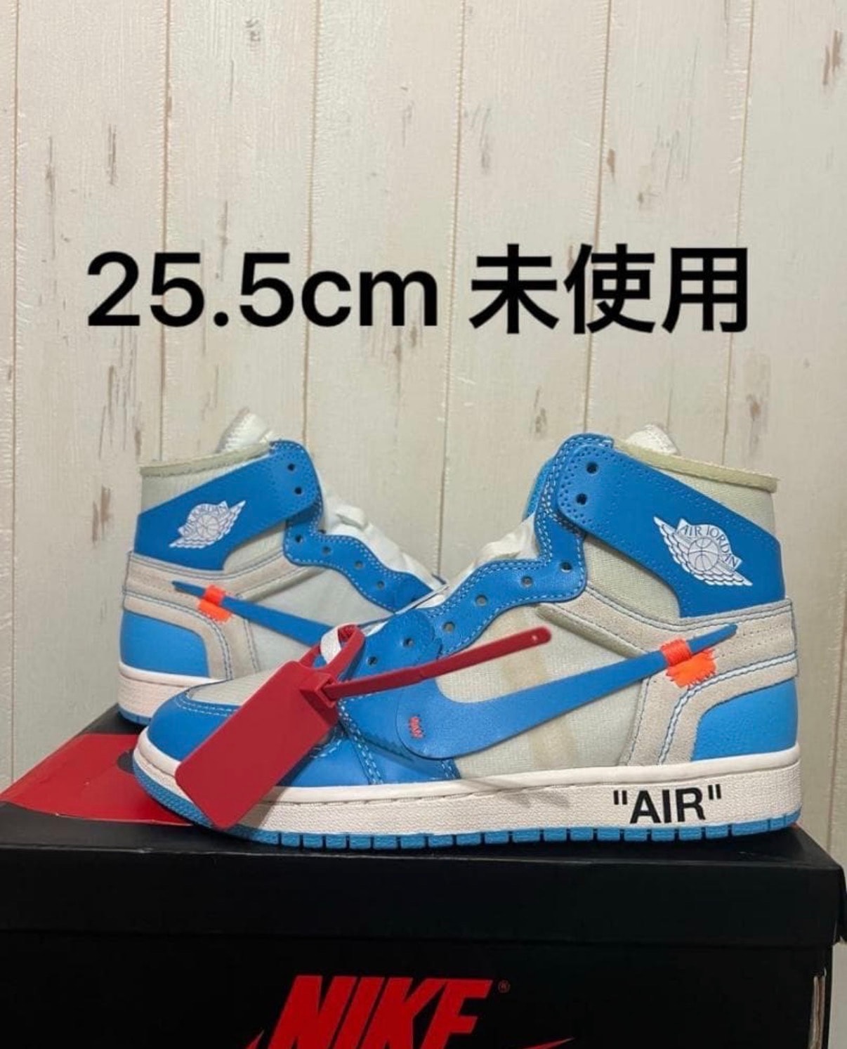 Off-White × Nike Air Jordan 1 High UNC 