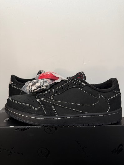 Travis Scott × Nike Air Jordan 1 Low OG SP "Black Phantom"