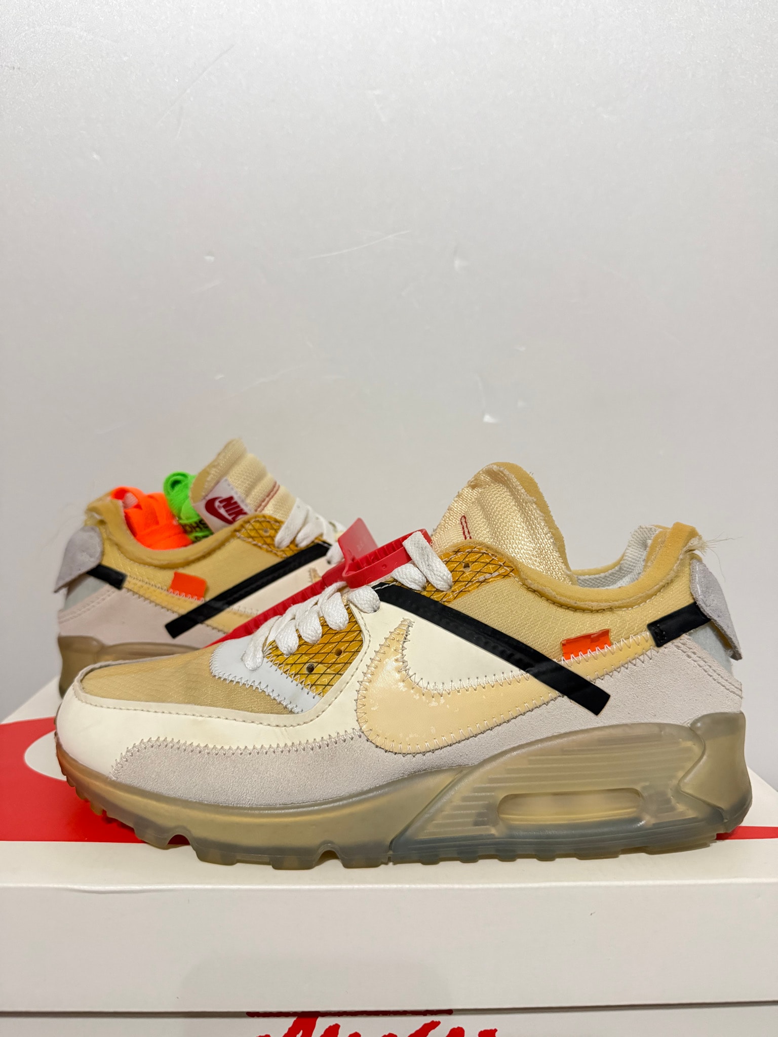 Off-White × Nike Air Max 90 "The 10/Sail"