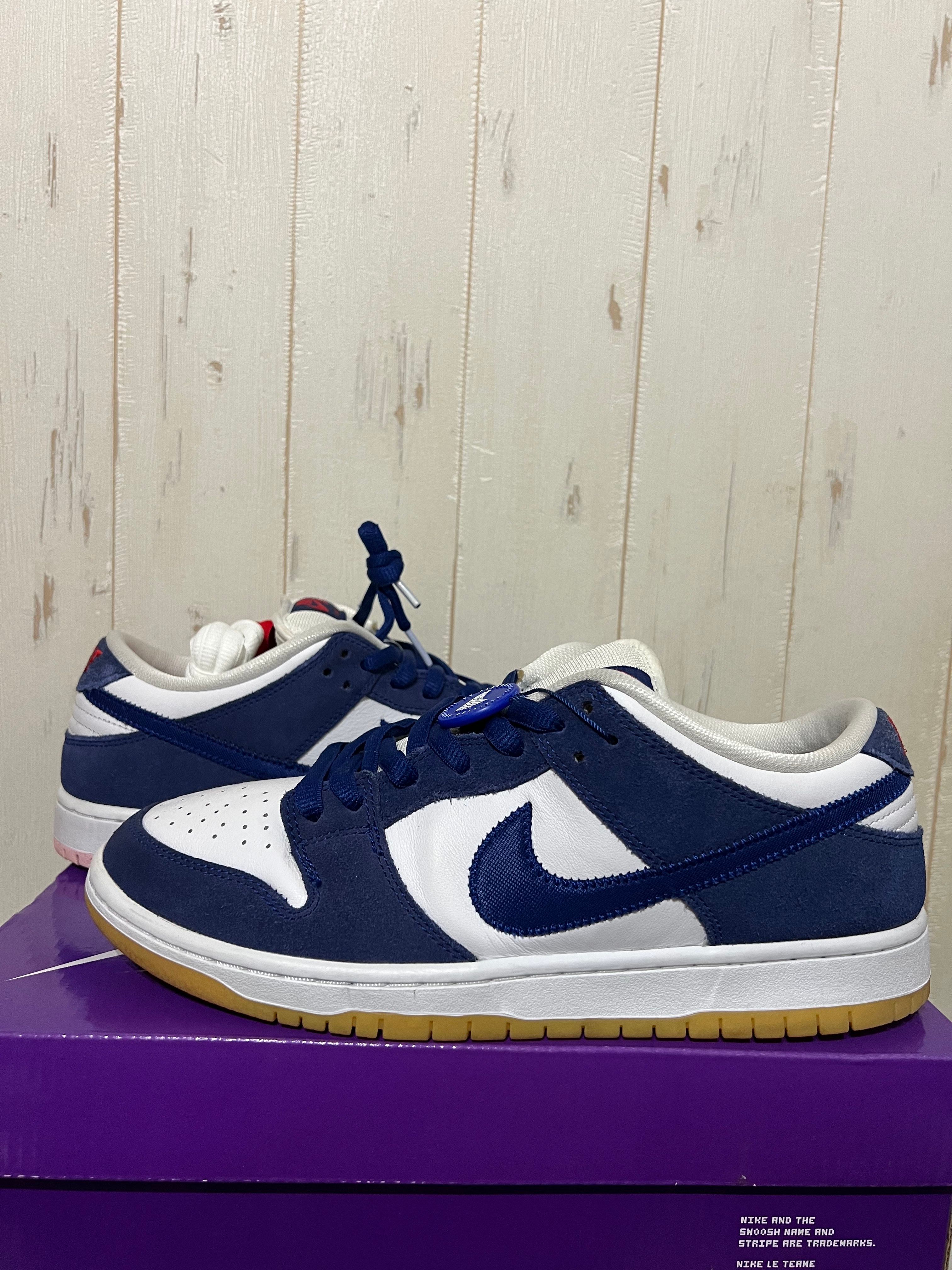 Nike SB Dunk Low "Los Angeles Dodgers/Deep Royal Blue"