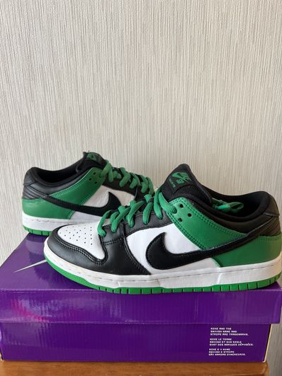 Nike SB Dunk Low Pro "Black and Classic Green"
