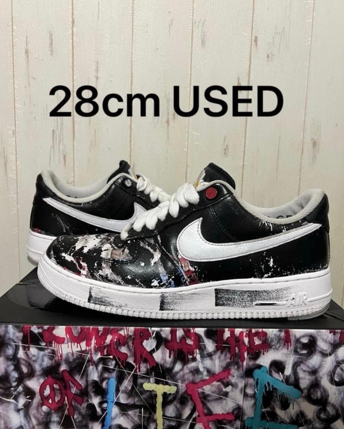 PEACEMINUSONE × Nike Air Force 1 Low Para Noise "Black" / G-DRAGON
