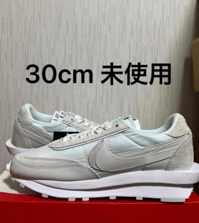 sacai × Nike LDV Waffle "Triple White"