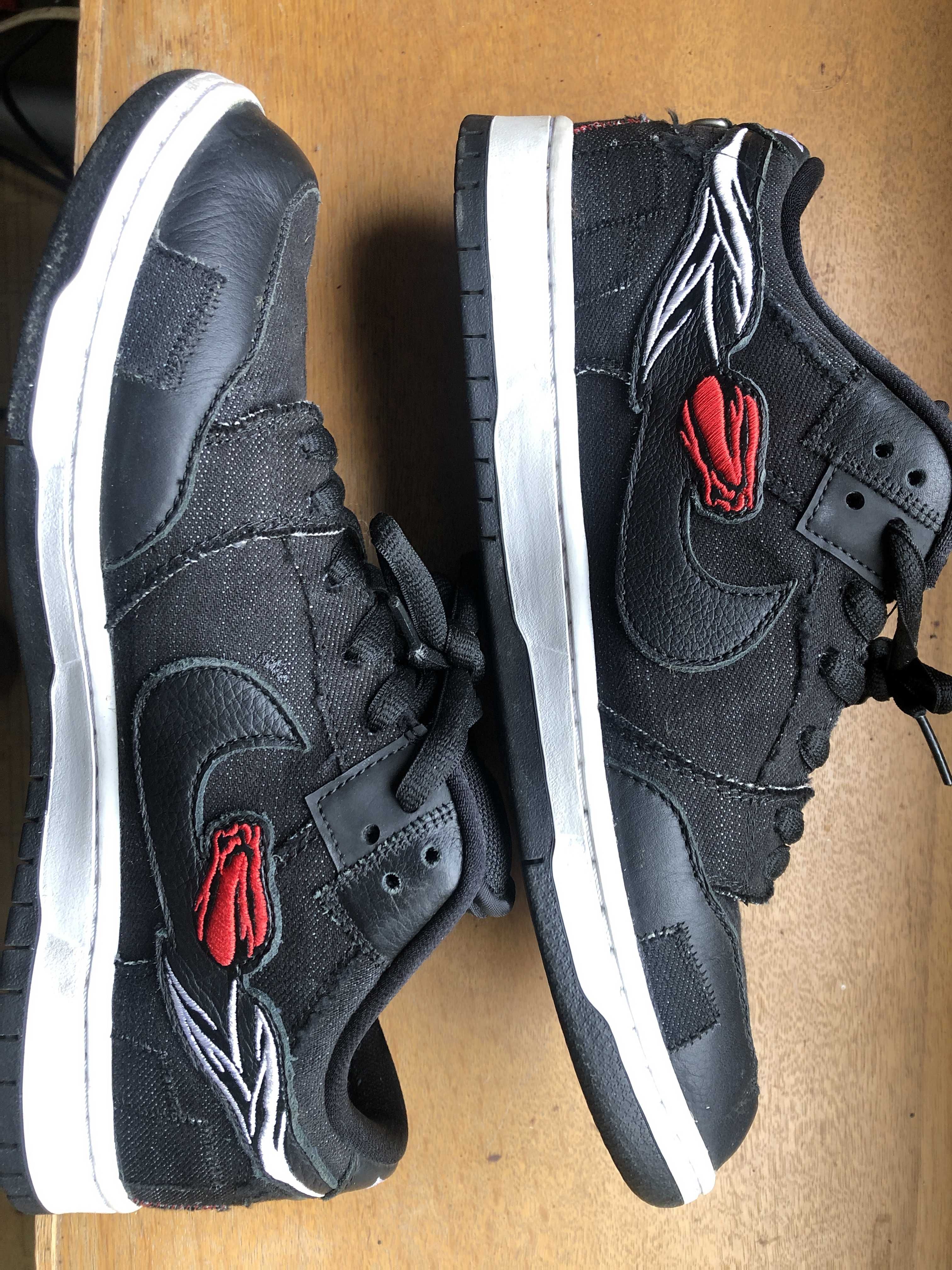 Wasted Youth × Nike SB Dunk Low "Black Denim" / VERDY