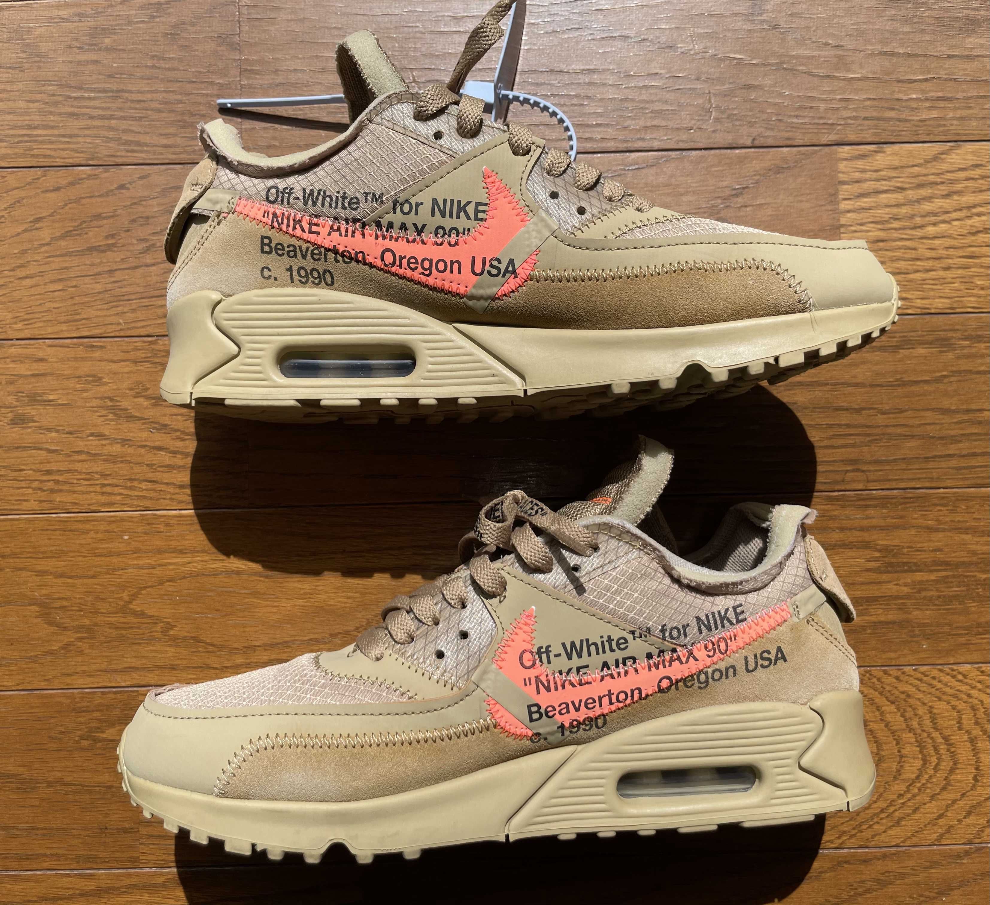 Off-White × Nike Air Max 90 "Desert Ore"