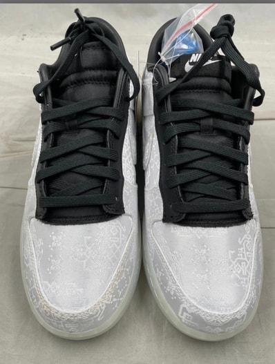 CLOT × fragment design × Nike Dunk Low "Black and White"