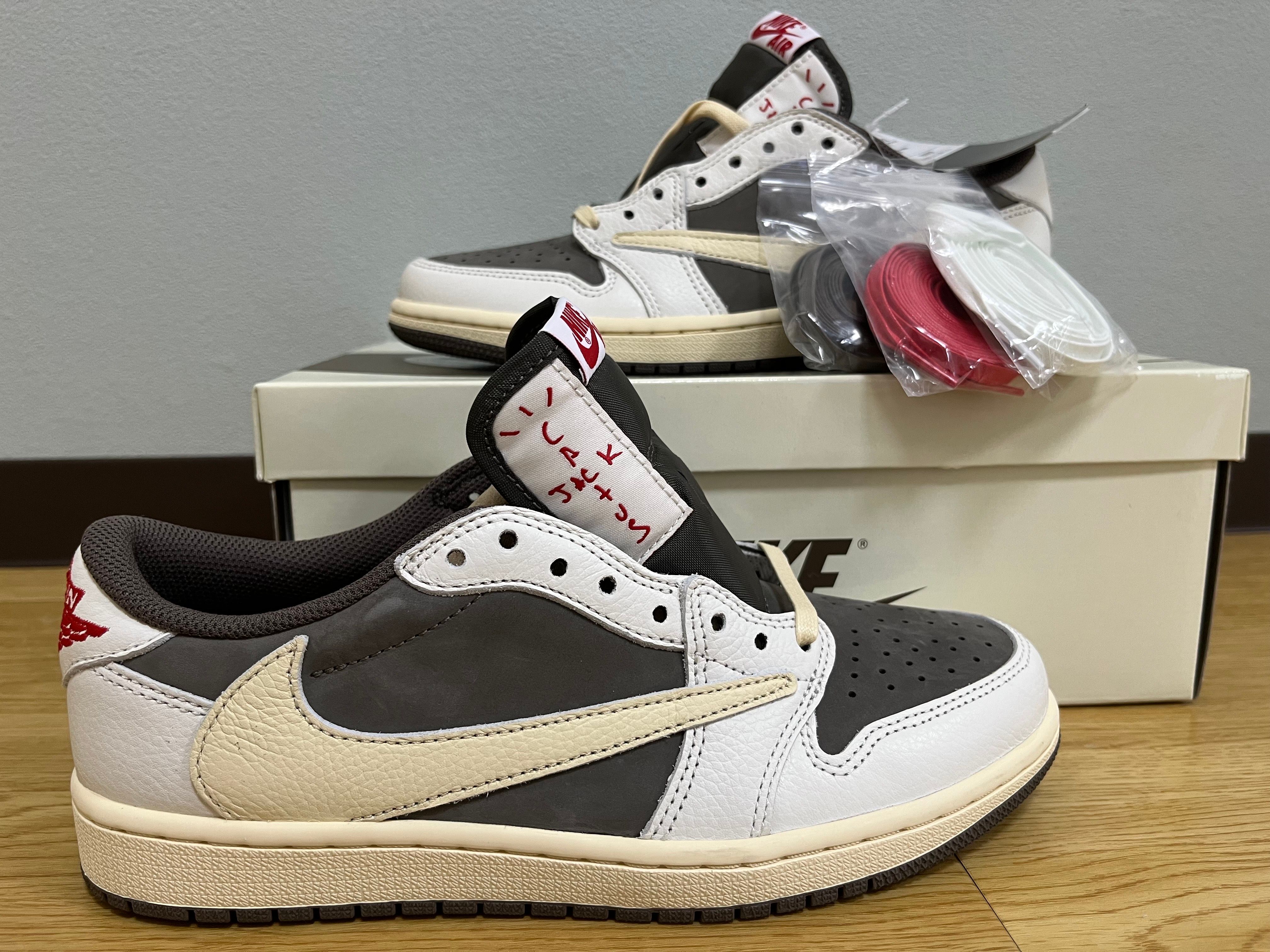 Travis Scott × Nike Air Jordan 1 Low OG SP "Reverse Mocha/Sail and Ridgerock"