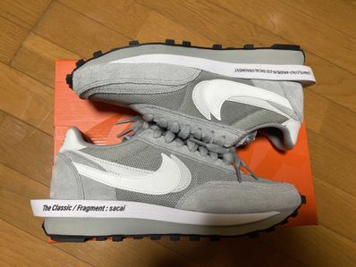 Fragment × sacai × Nike LD Waffle "Light Smoke Grey"