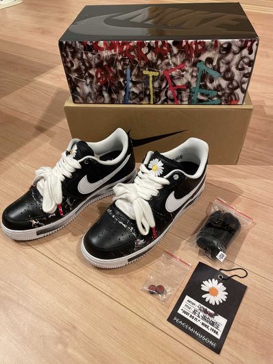PEACEMINUSONE × Nike Air Force 1 Low Para Noise "Black" / G-DRAGON