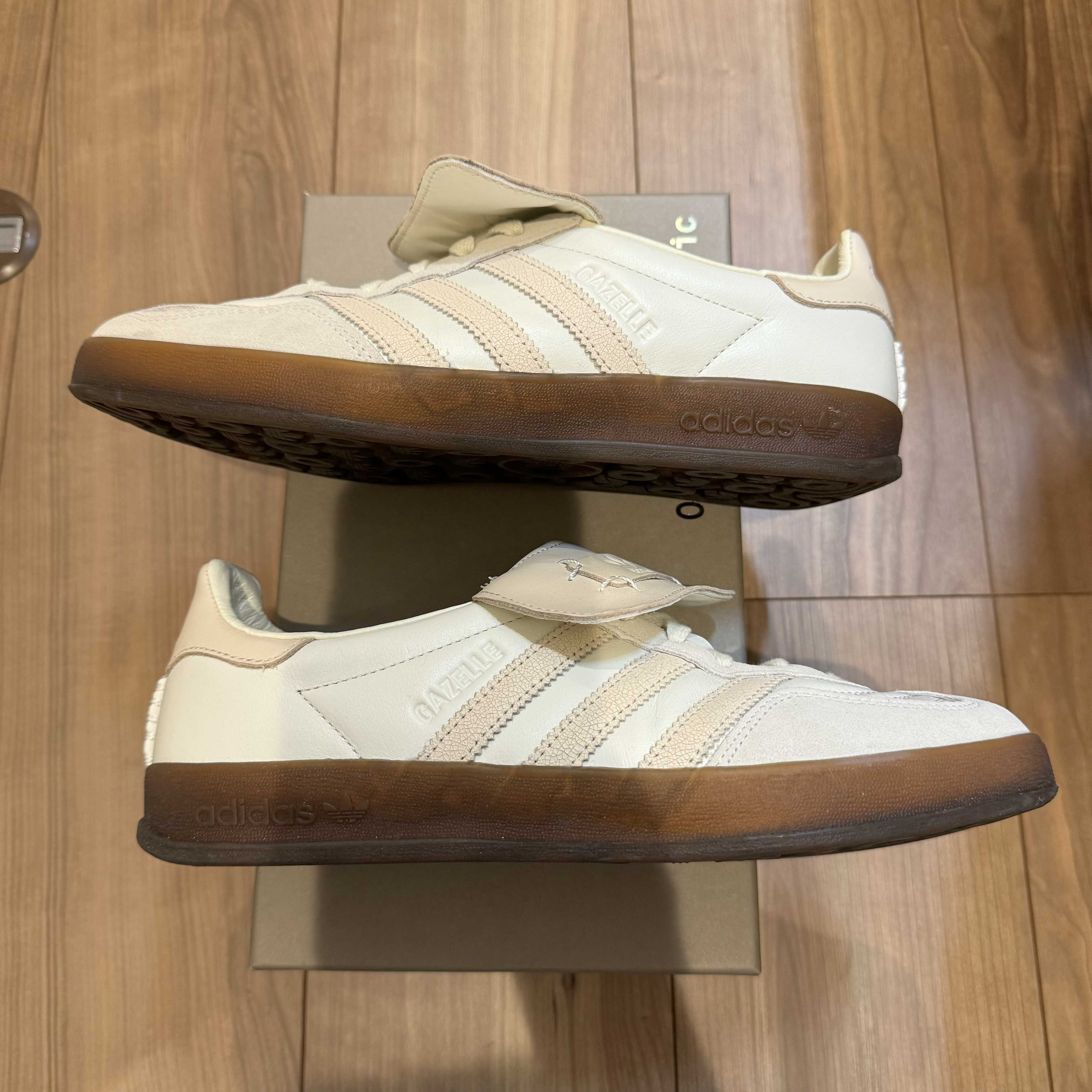 FOOT INDUSTRY × adidas Gazelle Indoor "Off White/Sand Strata"