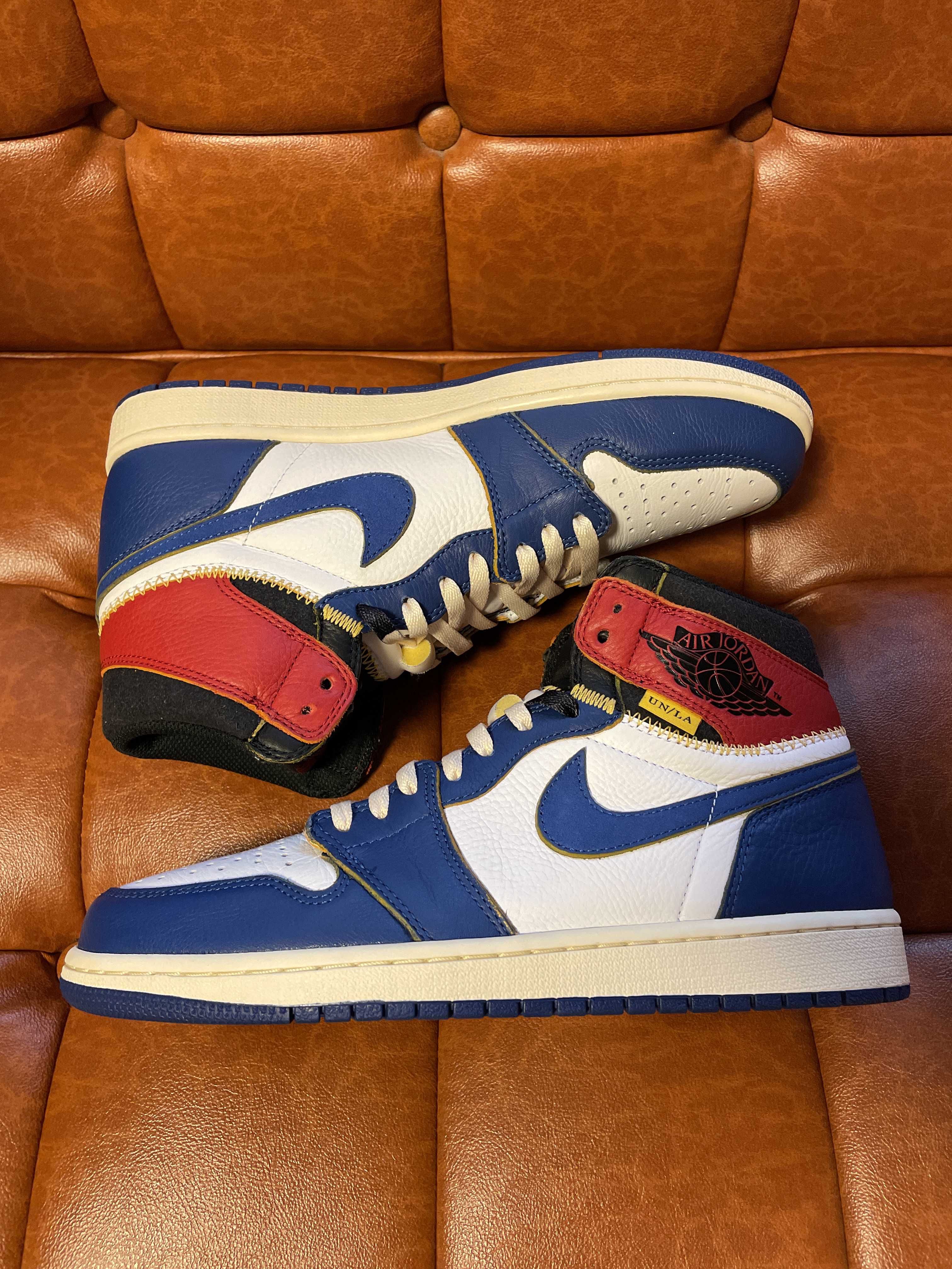 Union × Nike Air Jordan 1 Retro High OG NRG "Storm Blue/Varsity Red"
