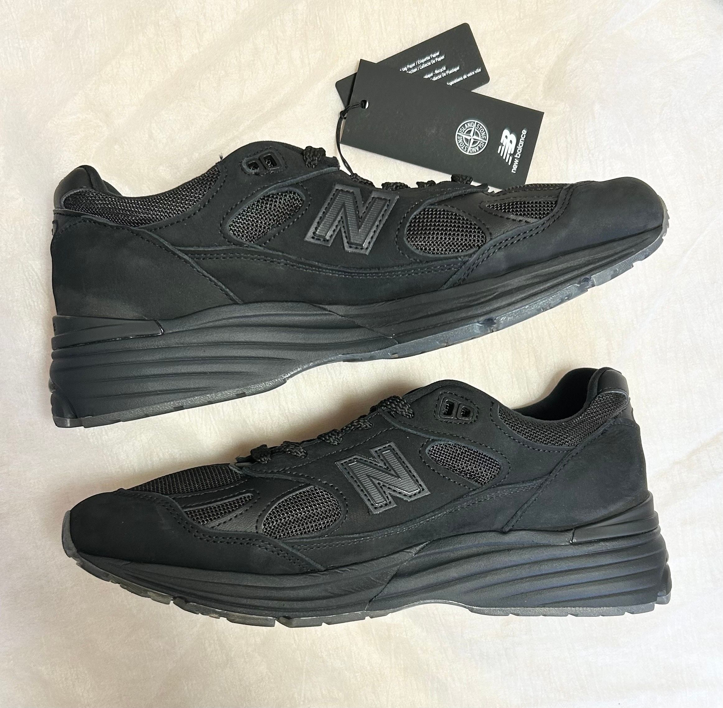 Stone Island × New Balance 991V2 Ghost "Black"
