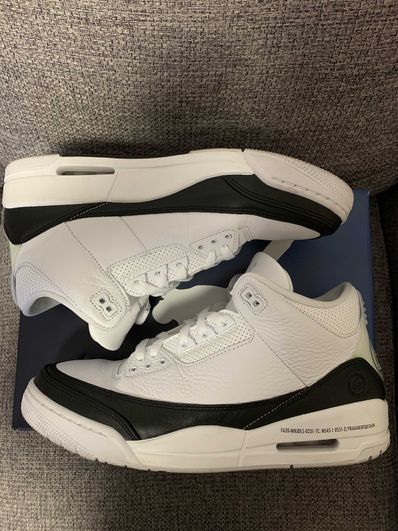 Fragment × Nike Air Jordan 3 "White/Black"