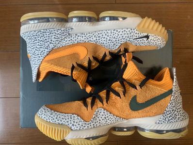 atmos × Nike LeBron 16 Low "Safari" (CD9471-800/CI3358-800)