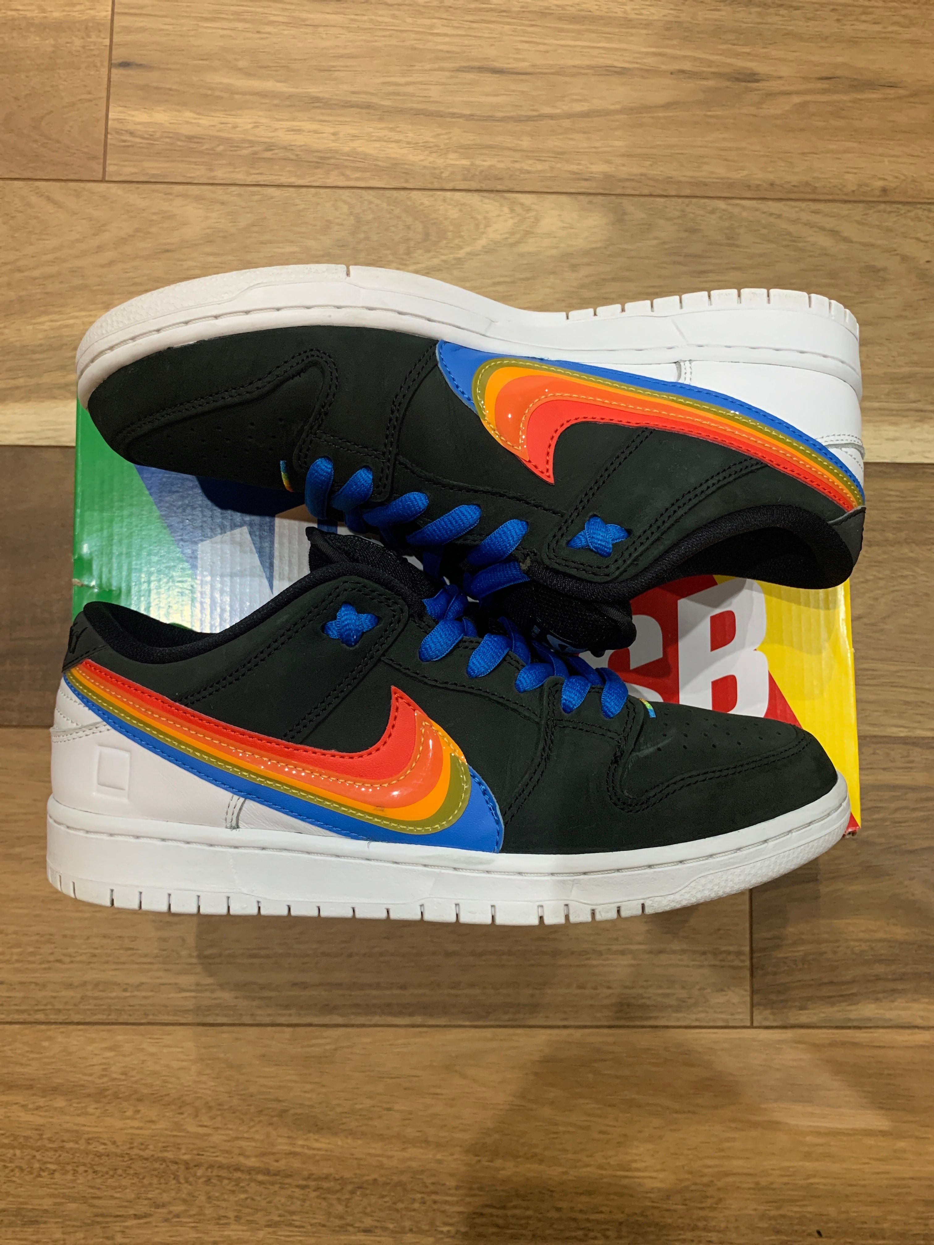 Polaroid × Nike SB Dunk Low Pro QS "Black/White"
