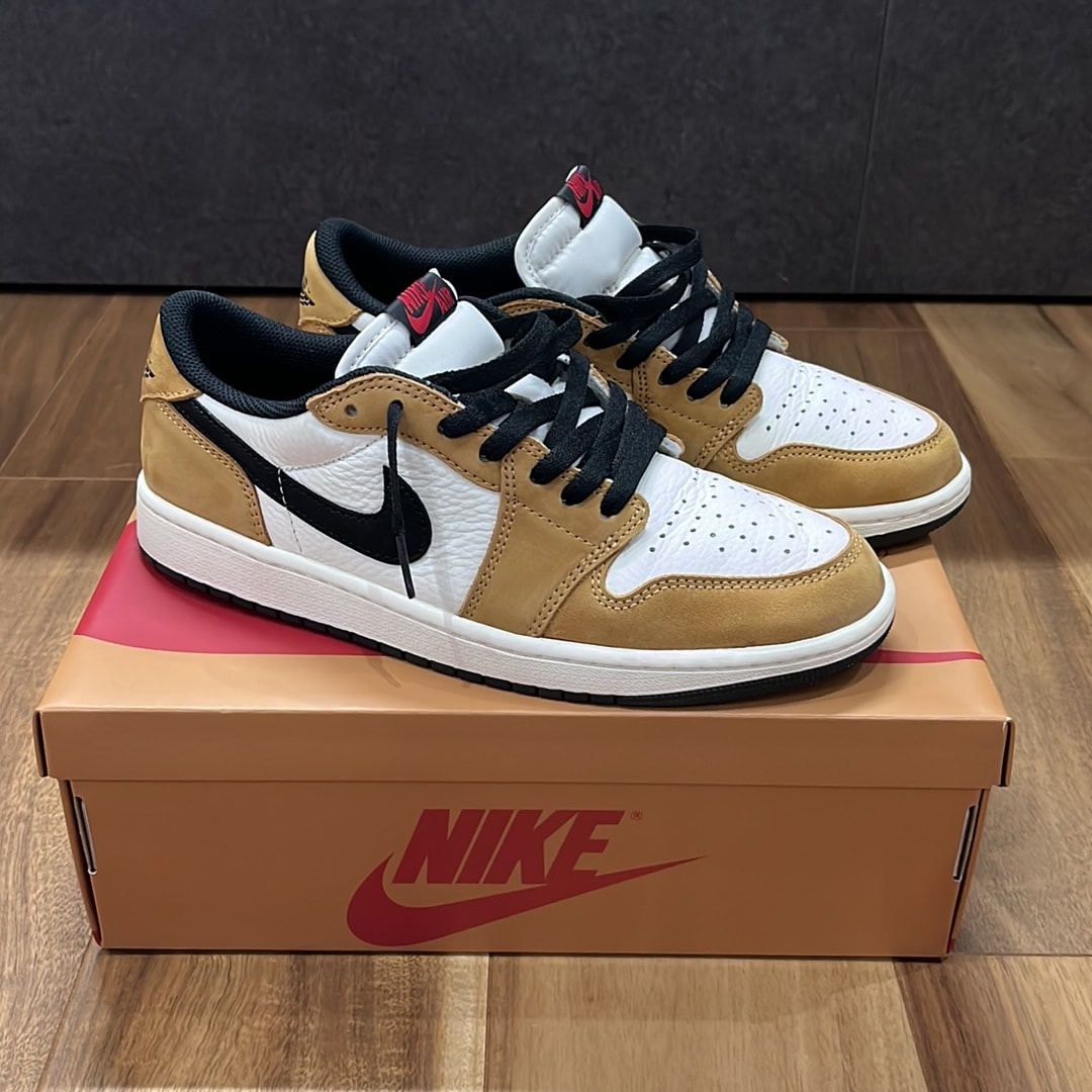 Nike Air Jordan 1 Low OG "Rookie of the Year/Sail and Golden Harvest"