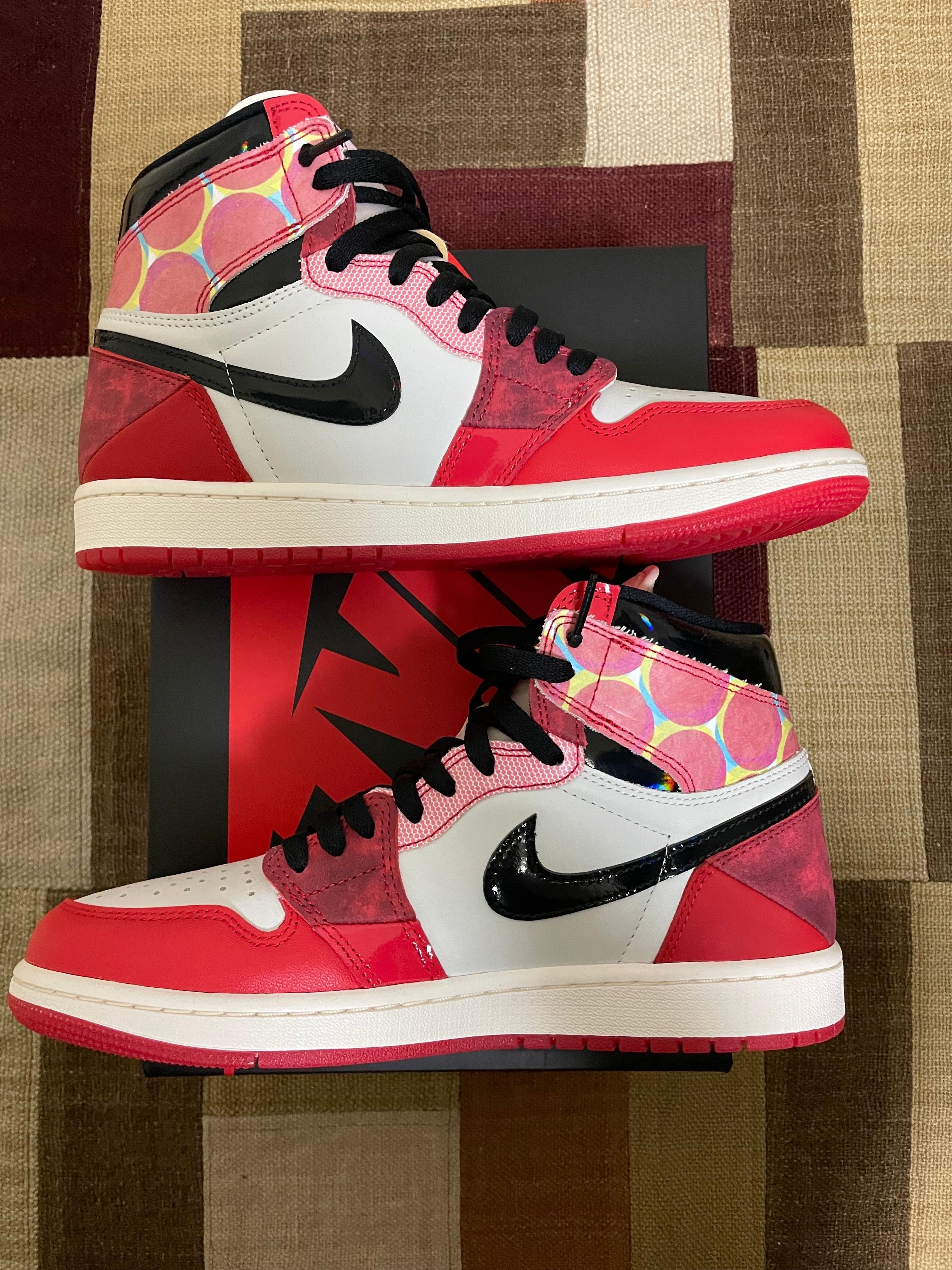 Spider-Man × Nike Air Jordan 1 Retro High OG SP "Spider-Man: Across the Spider-Verse/University Red"