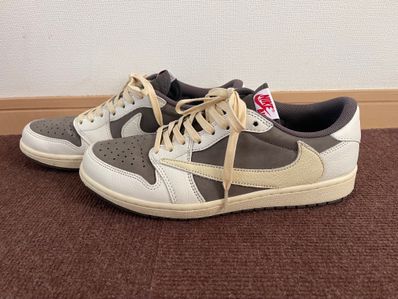 Travis Scott × Nike Air Jordan 1 Low OG SP "Reverse Mocha/Sail and Ridgerock"