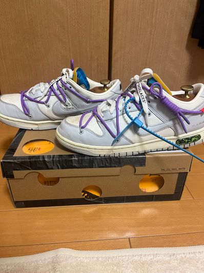 Off-White × Nike Dunk Low "Sail/Neutral Gray"