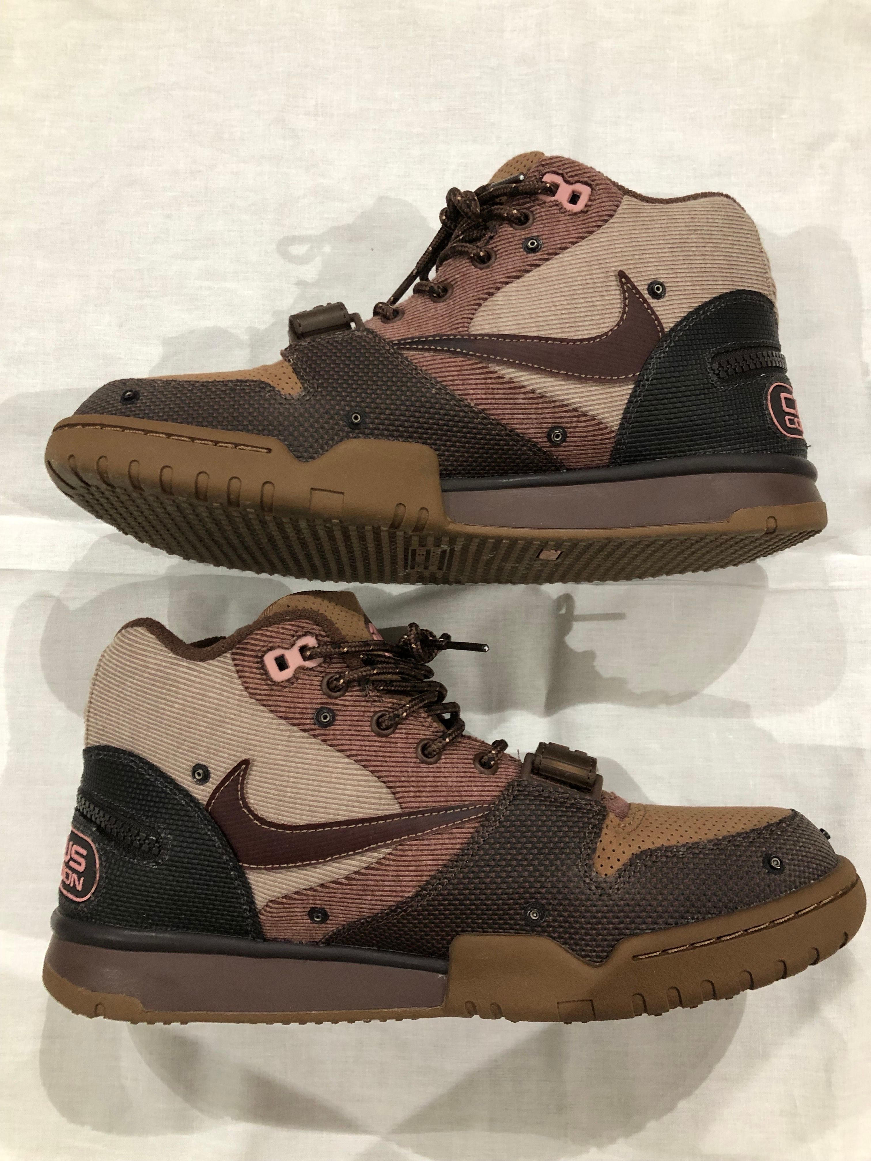 Travis Scott x Nike Air Trainer 1 SP "Archaeo Brown and Rust Pink"