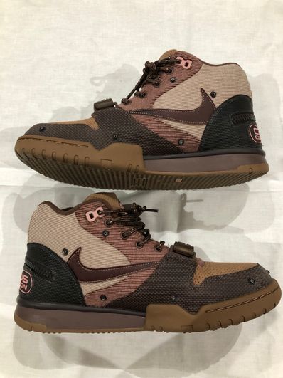 Travis Scott x Nike Air Trainer 1 SP "Archaeo Brown and Rust Pink"