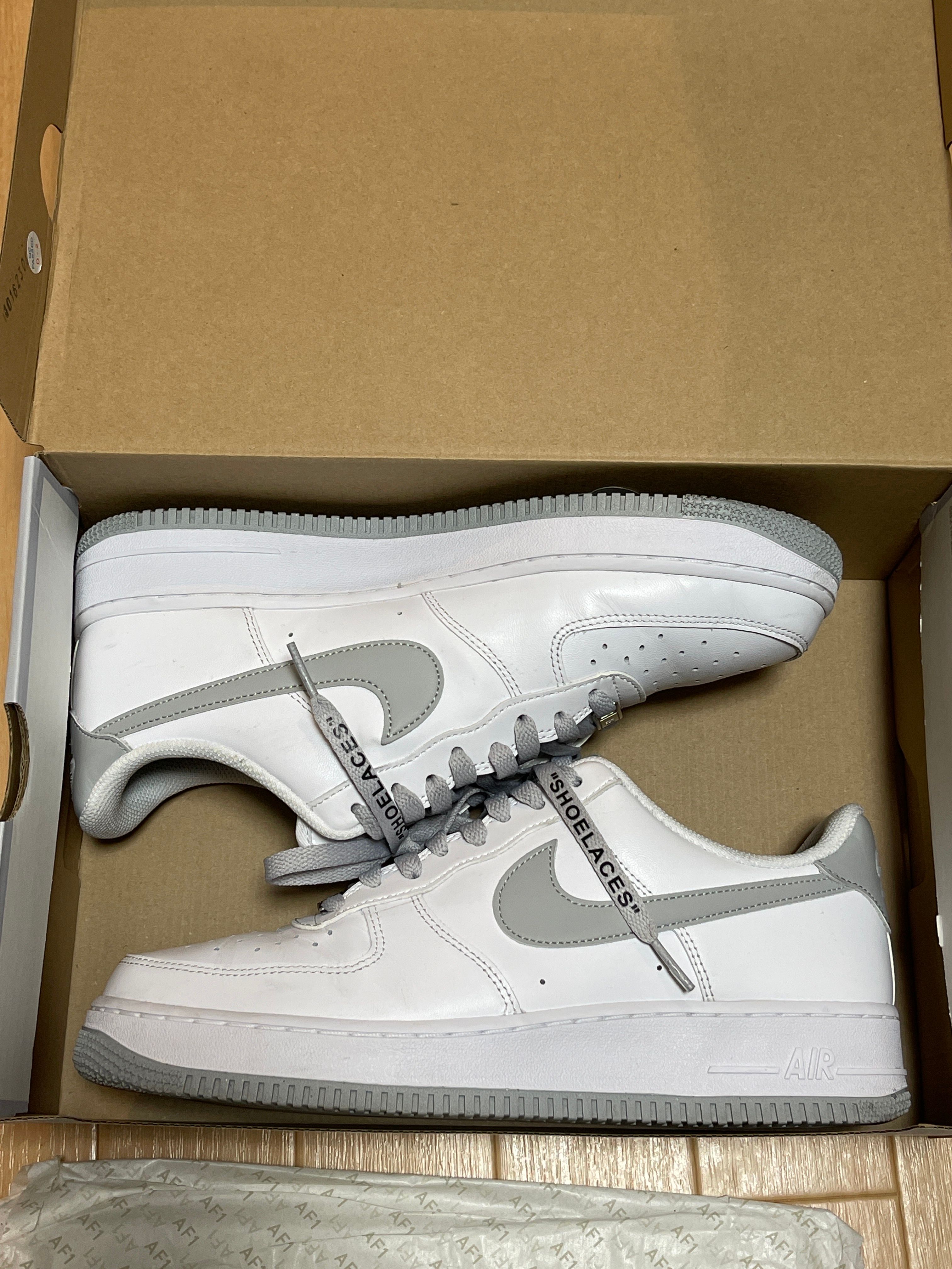 Nike Air Force 1 '07 "White/Light Smoke Grey"