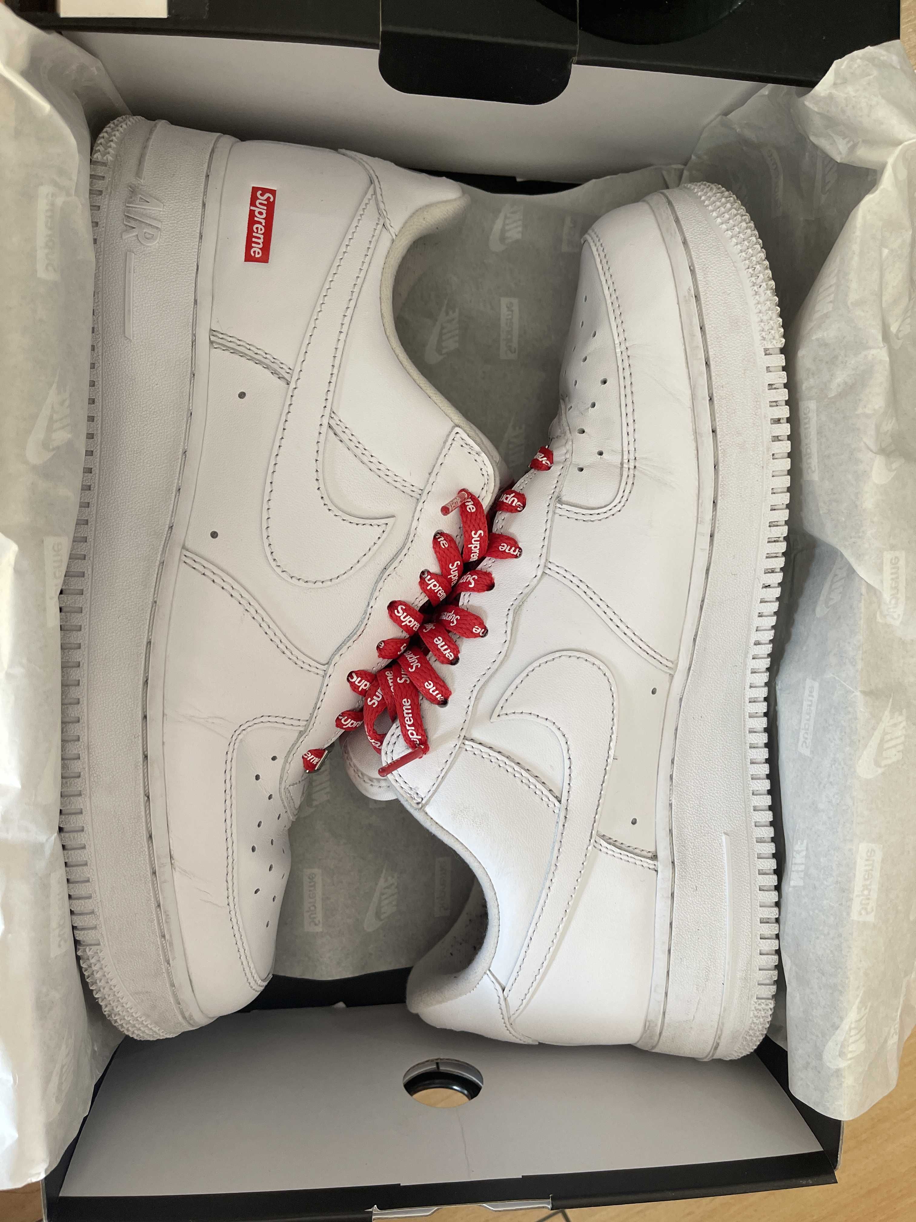 Supreme × Nike Air Force 1 Low "White"