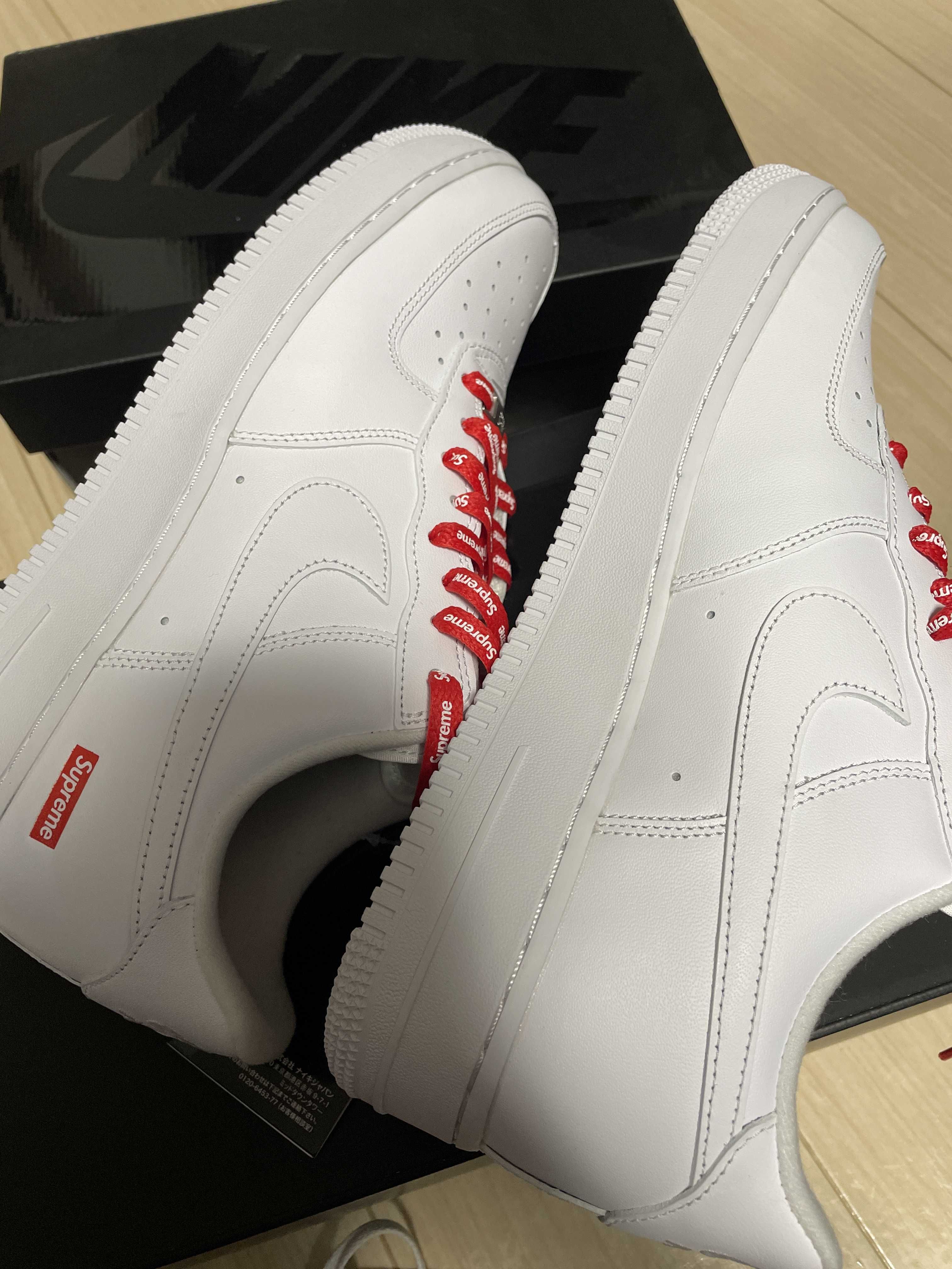 Supreme × Nike Air Force 1 Low "White"