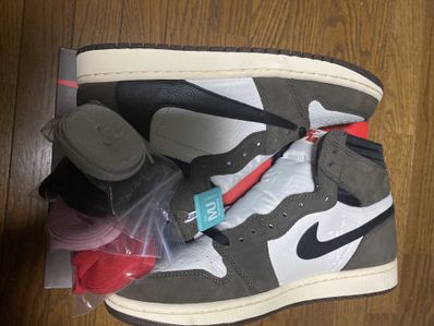Travis Scott × Nike Air Jordan 1 Retro High OG TS SP "Sail/Dark Mocha"