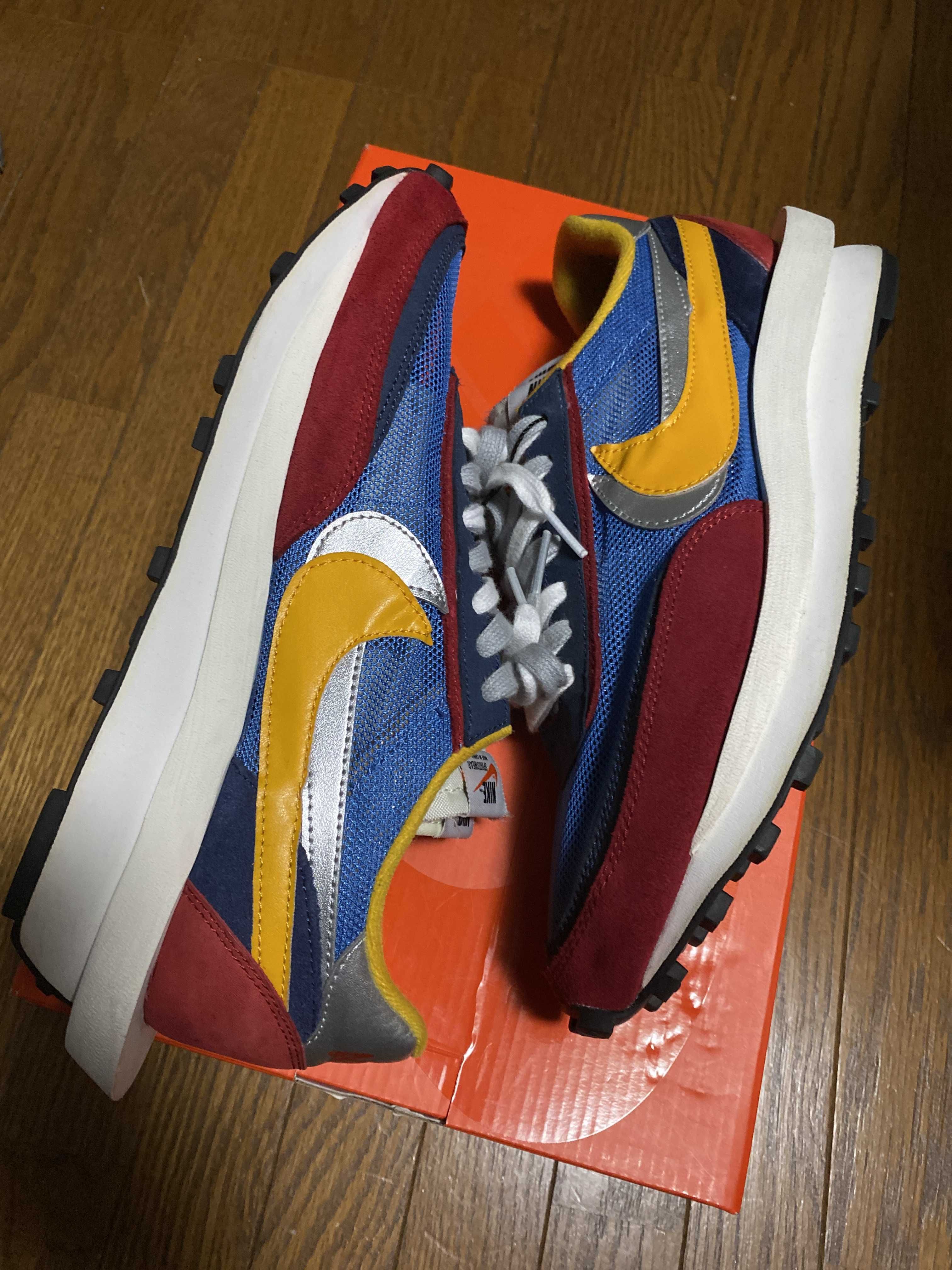sacai × Nike LDV Waffle "Red/Blue"